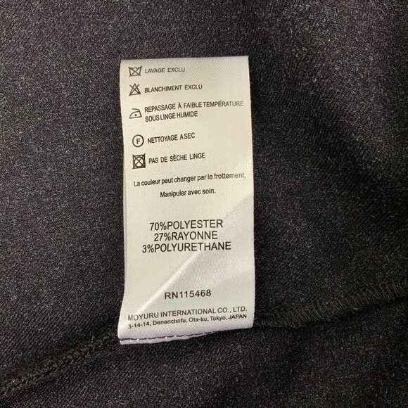 Moyuru Japan One Piece Dress Sleeveless Gray Polyester Medium - Large - Picture 13 of 16